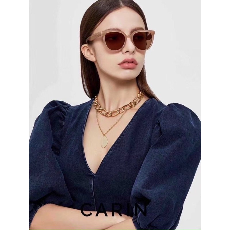 Kính râm chống tia UV 100% 𝐂𝐚𝐫𝐢𝐧 vintage hàn quốc