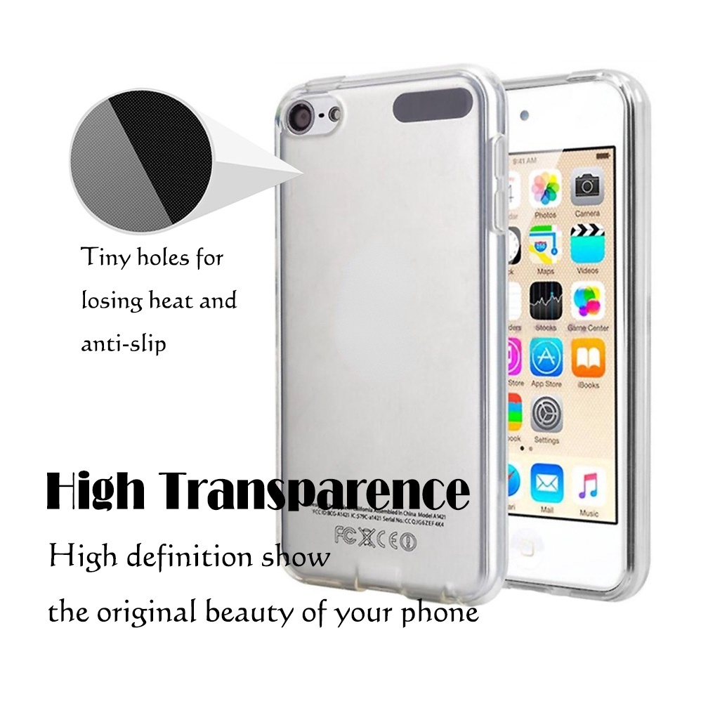 YIFILM Ốp điện thoại TPU Silicone ChốNg TrượT Cho Apple iPod Touch 5 Touch6 6th Touch 7