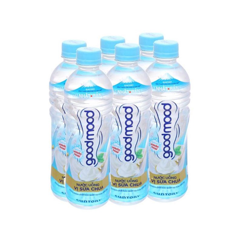 Lốc 6 chai nước ngọt Good Mood vị sữa chua