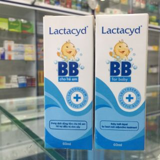 Lactacyd bb tắm rôm sảy bé 60ml