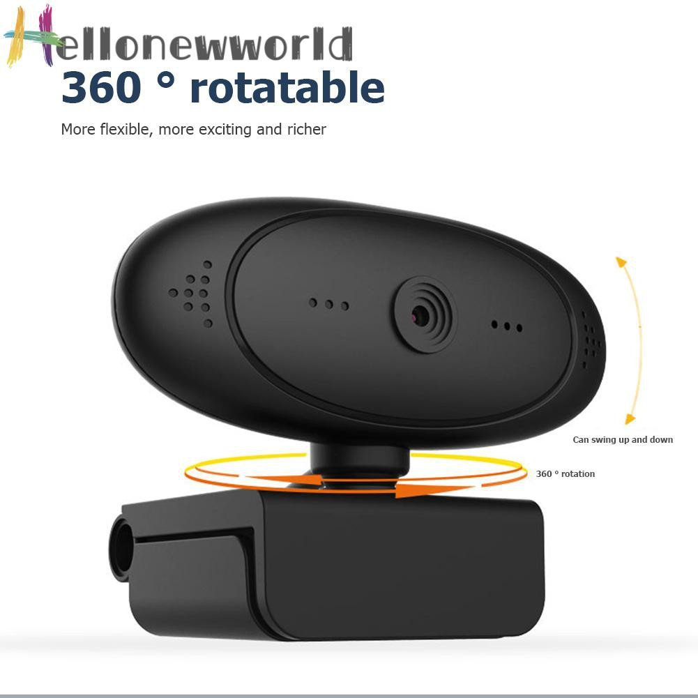 Hellonewworld C2 2MP 1080P Full HD Webcam Built-in Microphone USB Driver Free Web Camera