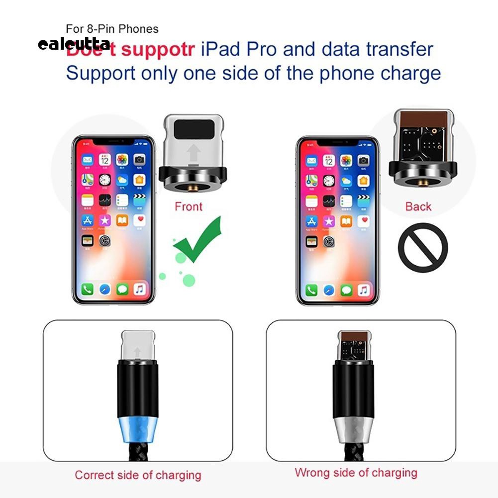 Cáp sạc nam châm cổng Micro USB / Type-C / 8pin cho thiết bị Apple Android