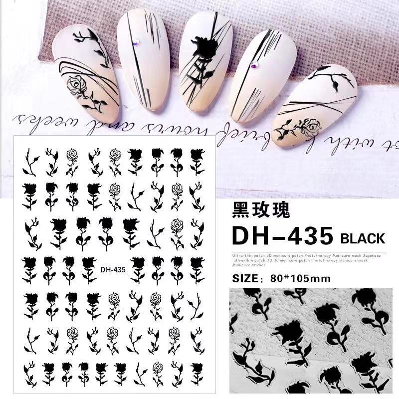 sticker trang trí nail mã dh435