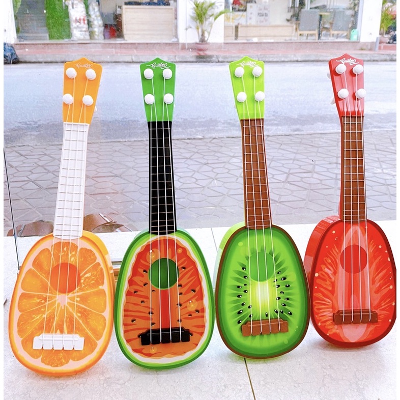 [HÀNG LOẠI 1]- ĐÀN GUITAR TRÁI CÂY CHO BÉ TĂNG KHẢ NĂNG PHÁT TRIỂN ÂM NHẠC CHO BÉ
