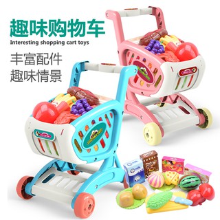 Bộ Đồ Chơi Xe Đẩy Và Trái Cây Xinh Xắn Dành Cho Bé