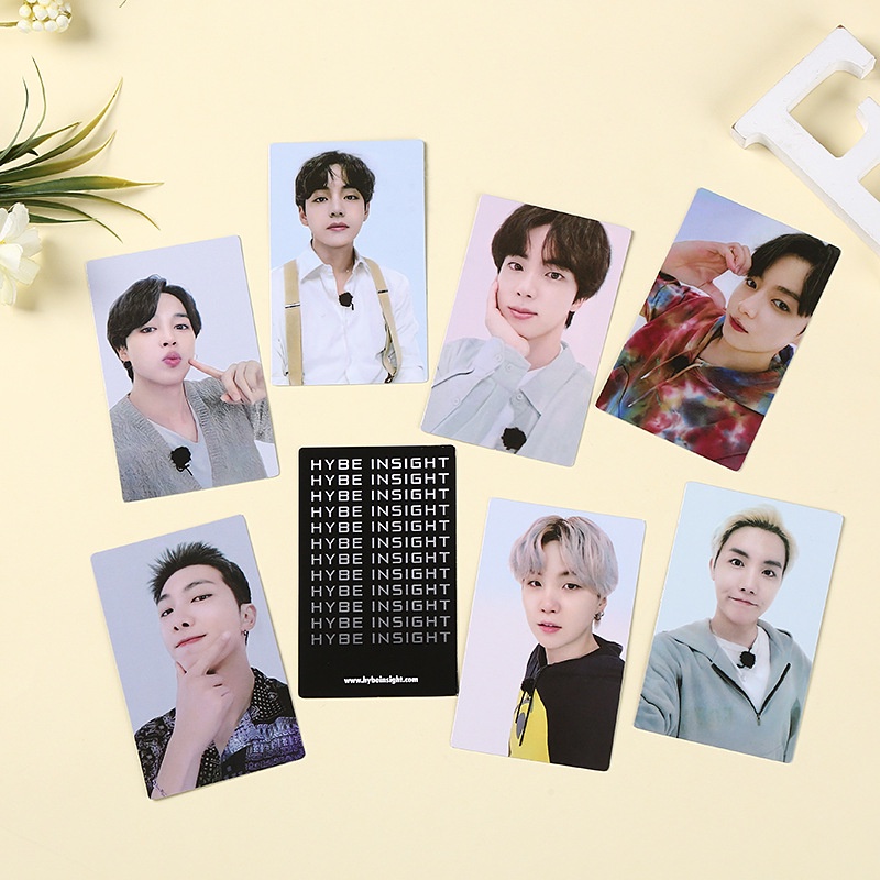 Thẻ in hình thành viên nhóm nhạc BTS Hàn Quốc