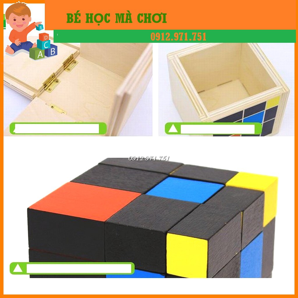 Giáo cụ Montessori - Khối tam thức