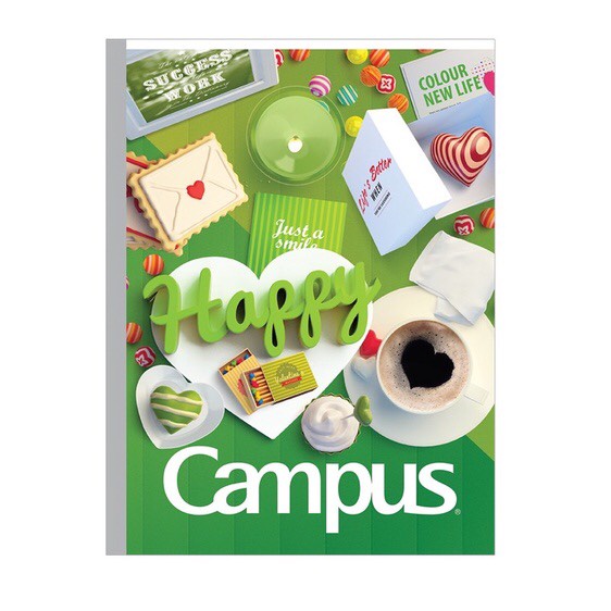 Vở kẻ ngang Campus BGIF80TR-120TR-200TR không chấm- nhà sách Khắc Thảo