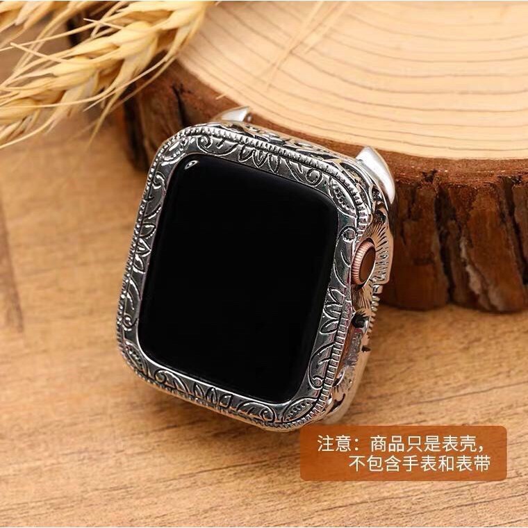 Ốp Bảo Vệ Mặt Đồng Hồ Apple Watch Phong Cách Trung Hoa Cổ Điển