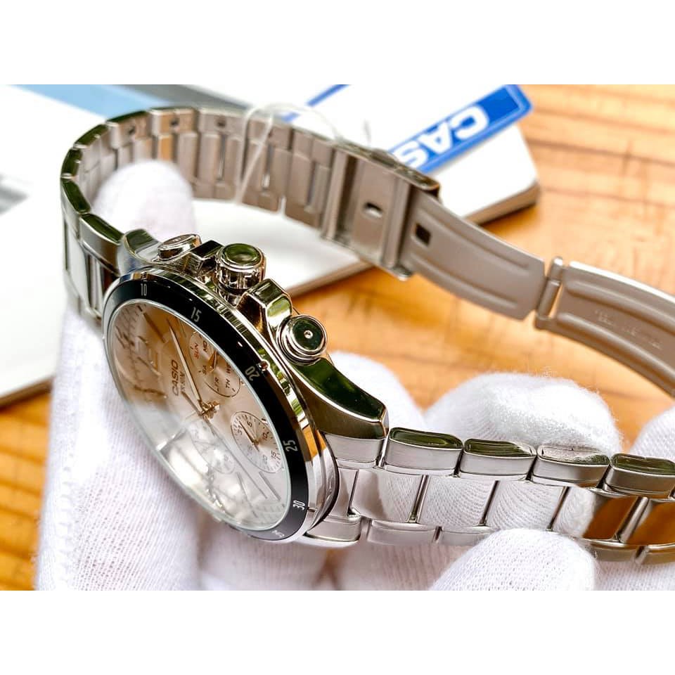 Đồng hồ Casio nam MTP-1374, đồng hồ kim chống nước, pin 3 năm