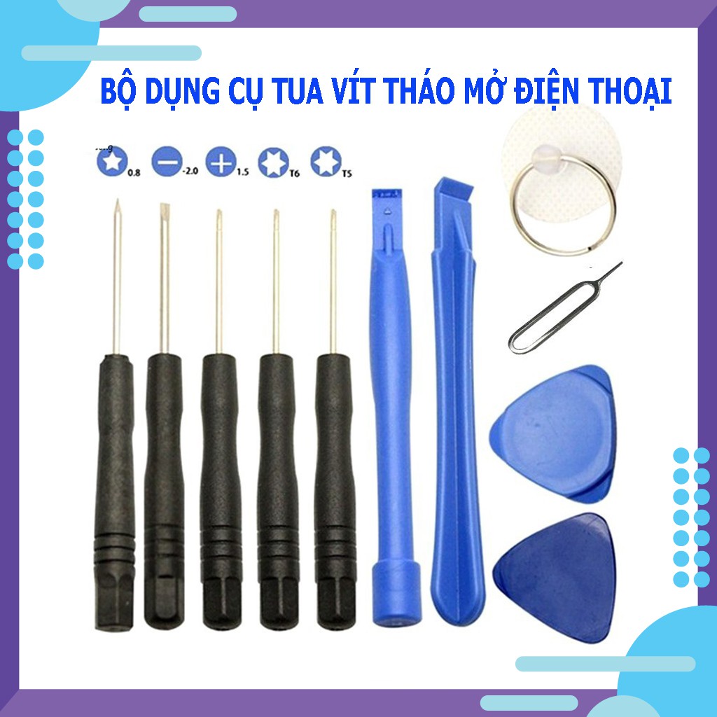 Bộ dụng cụ tua vit 11 món tháo mở điện thoại  | Có quà tặng kèm