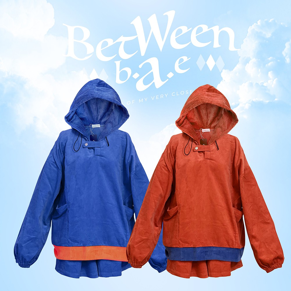 ✨ Áo HOODIE NHUNG TĂM CÓ MŨ freesize form rộng (ảnh thật + video) phối màu Between Bae - BE CLOSET | BigBuy360 - bigbuy360.vn