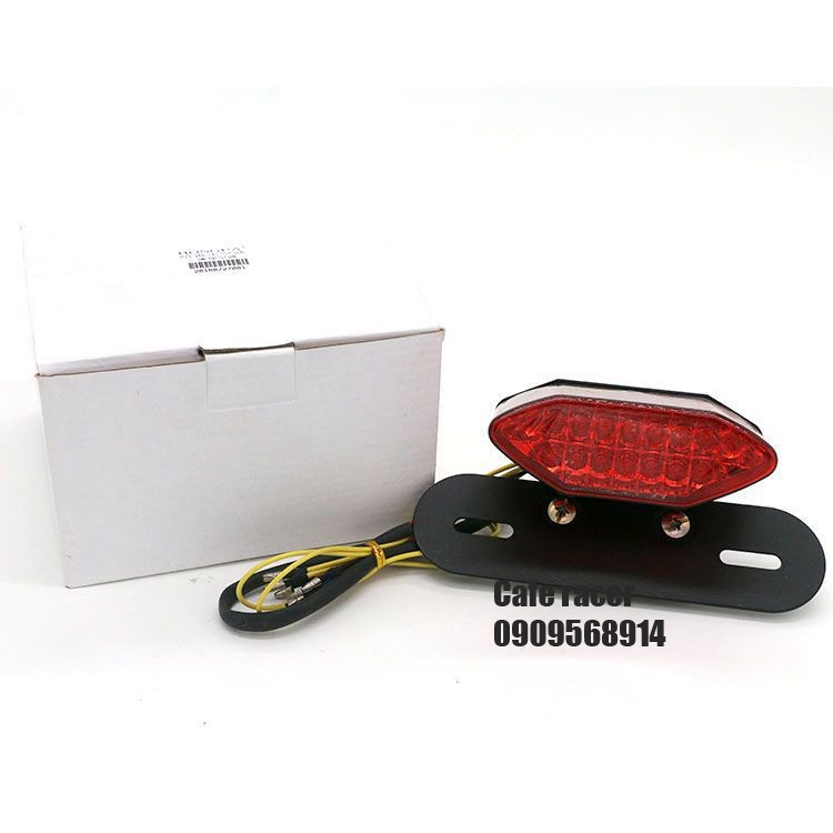 Bộ đèn led phanh cho xe mô tô 3 in 1 kèm pat biển số