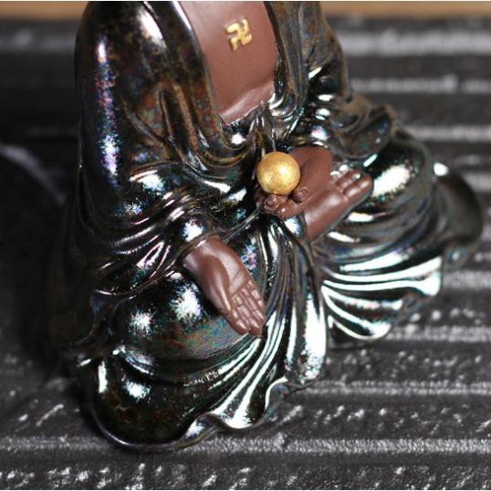 Tượng phật như lai tự tại- tượng phật trang trí xe ô tô - Đồ trang trí thủ công mỹ nghệ