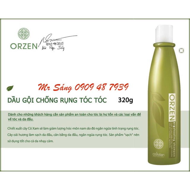 🇰🇷 Dầu gội chống rụng tóc Orzen Orgahealing Shampoo 320g