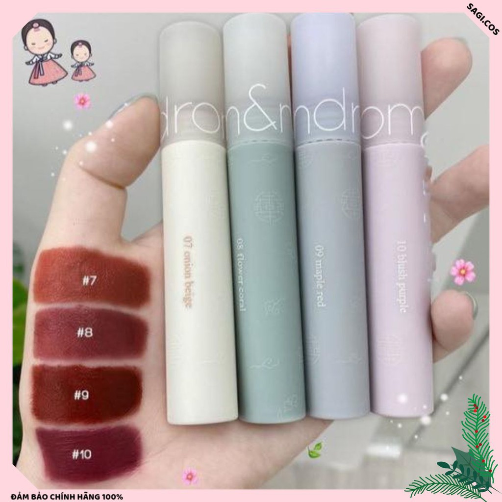 Son Kem Lì, Siêu Mịn Mượt Môi Romand Hanbok (See-Through Matte Tint - Glasting Water Tint) | BigBuy360 - bigbuy360.vn