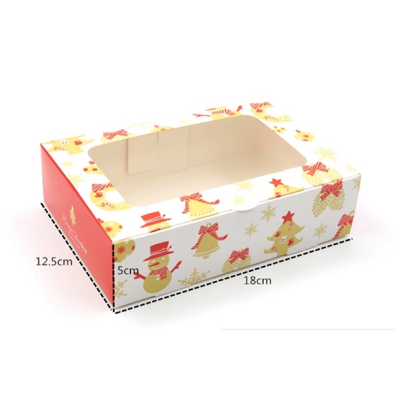 Hộp bìa giáng sinh noel chữ nhật nhiều loại