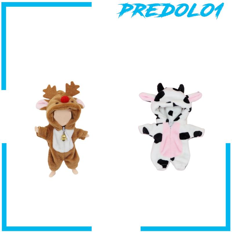 Set 2 bộ áo liền quần dài cho búp bê GSC BJD OB11 1:12