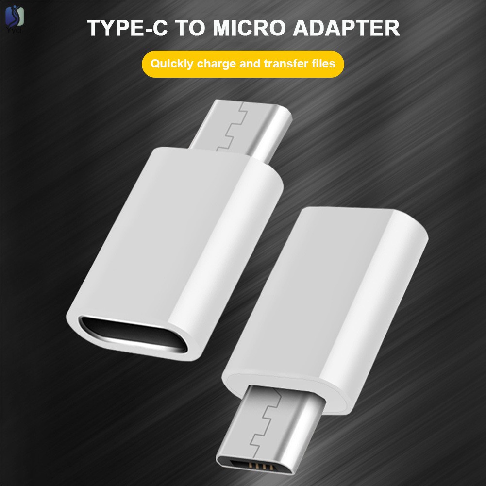 Đầu chuyển đổi cổng cắm Mini USB 3.1 Type C sang đầu cắm Micro USB hỗ trợ sạc truyền dữ liệu cho Macbook