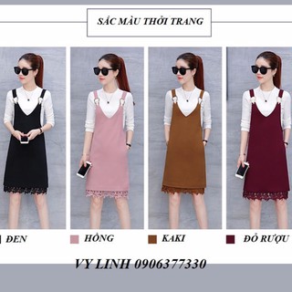Sét Đầm yếm sắc màu thu đông  - hàng nhập