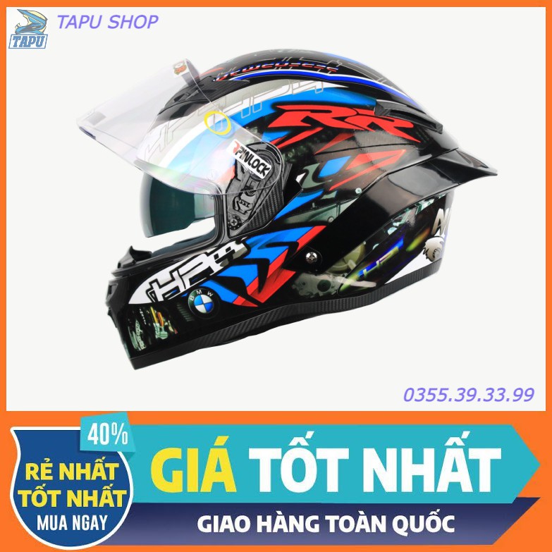 [CHÍNH HÃNG] MŨ BẢO HIỂM FULLFACE ROC 03 2 KÍNH LÊN TEM HP4