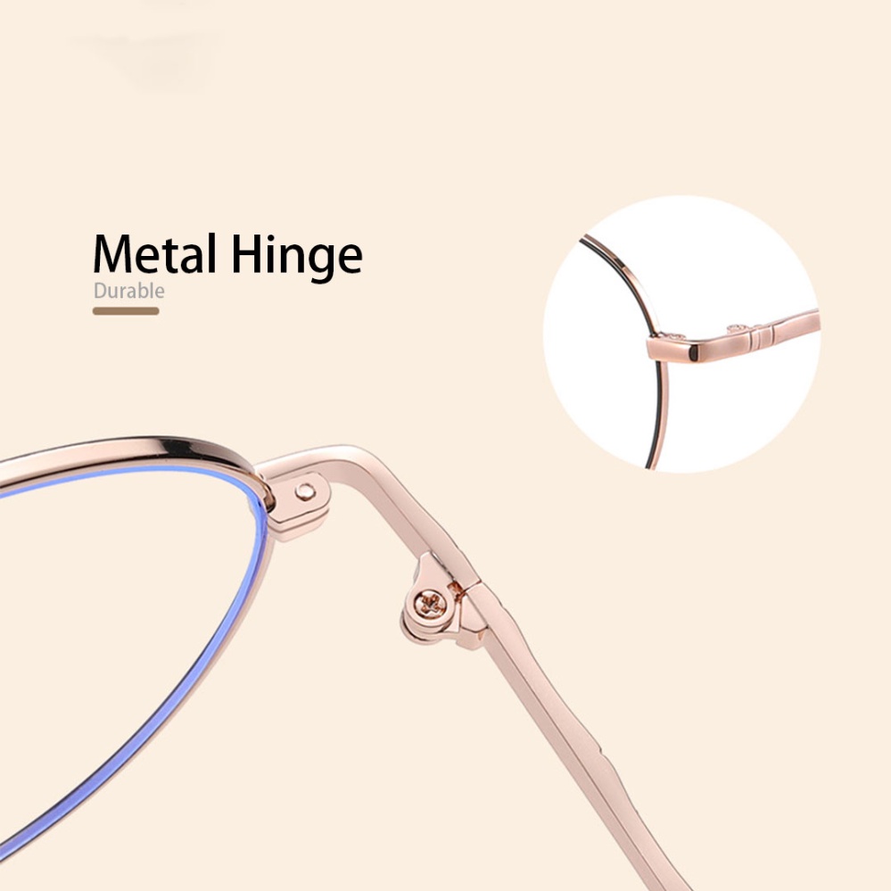 Mắt kính VIENDO bằng kim loại càng kính thanh mảnh nhẹ nhàng cao cấp thời trang dành cho nữ