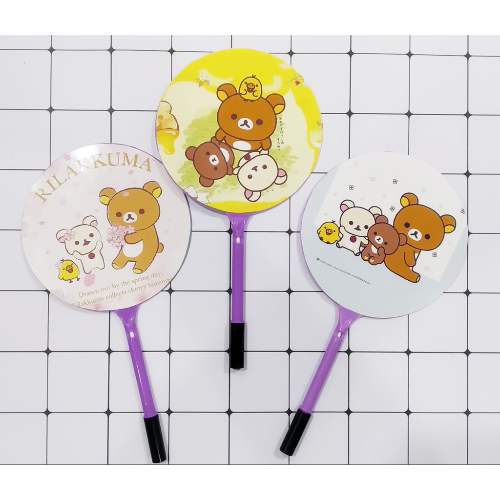 Bút quạt rilakkuma BQI7 bút bi mực bút cute bút dễ thương