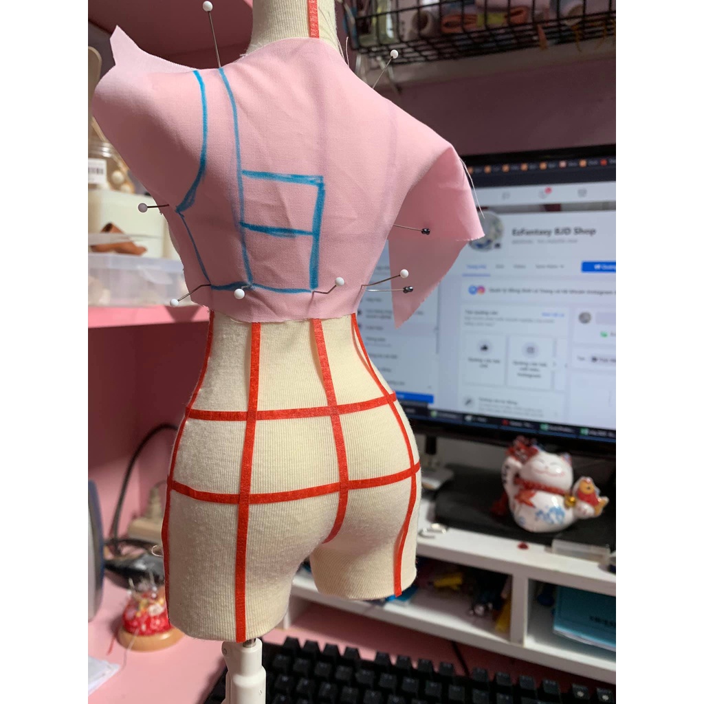 Manocanh may đồ búp bê BJD - size 1/3 uncle