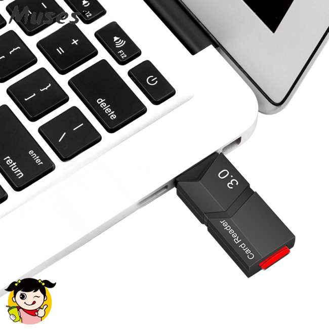 Muse07 Đĩa USB 3.0 đọc thẻ nhớ Microsd tốc độ cao