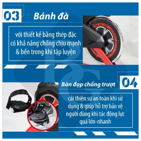 Xe đạp tập thể dục tại nhà Xe đạp thể dục Xe đạp Gym tại nhà GH600 - tặng 1 con lăn 2 bánh