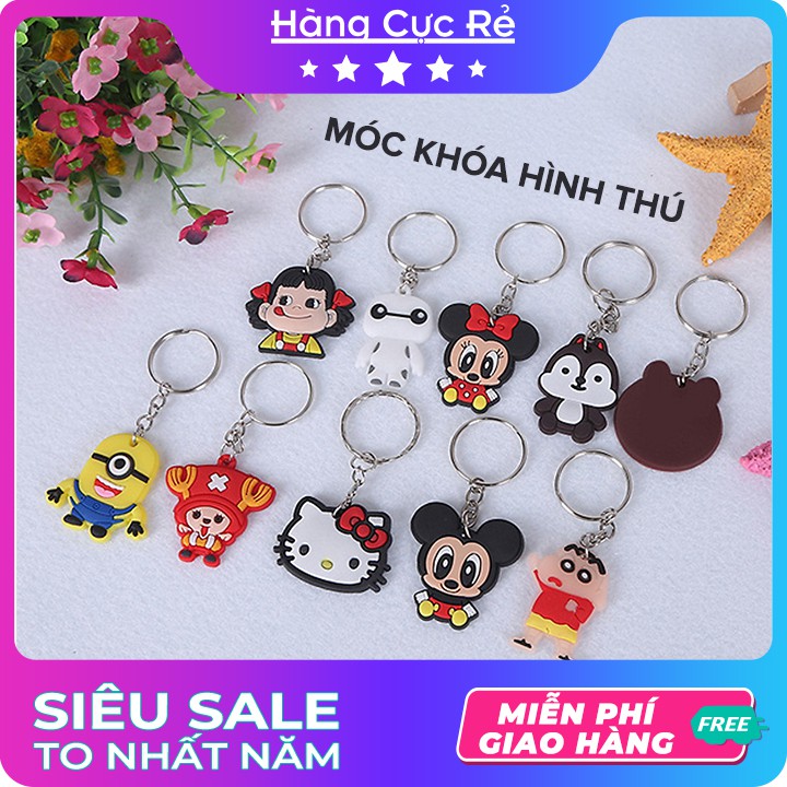 1 Móc khóa dễ thương cute ☘Freeship☘ Móc khóa đẹp giá rẻ nhiều hình đáng yêu - Shop Hàng Cực Rẻ