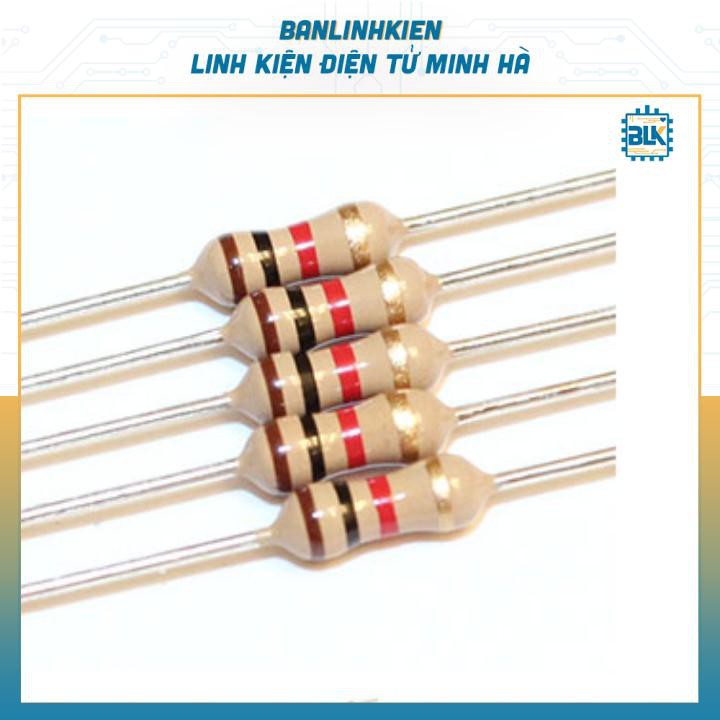 Điện Trở Vạch 1/4W 5% 1K-15K Giá 1 Túi 50 Con