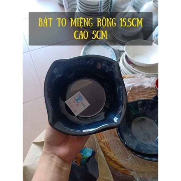 5 bát phip đen đựng chè ,thạch