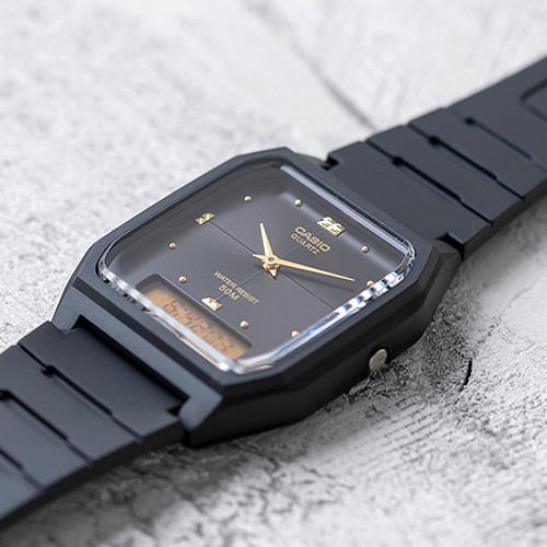 Đồng hồ Nam dây nhựa Chính Hãng Casio AW-48HE-1AVDF