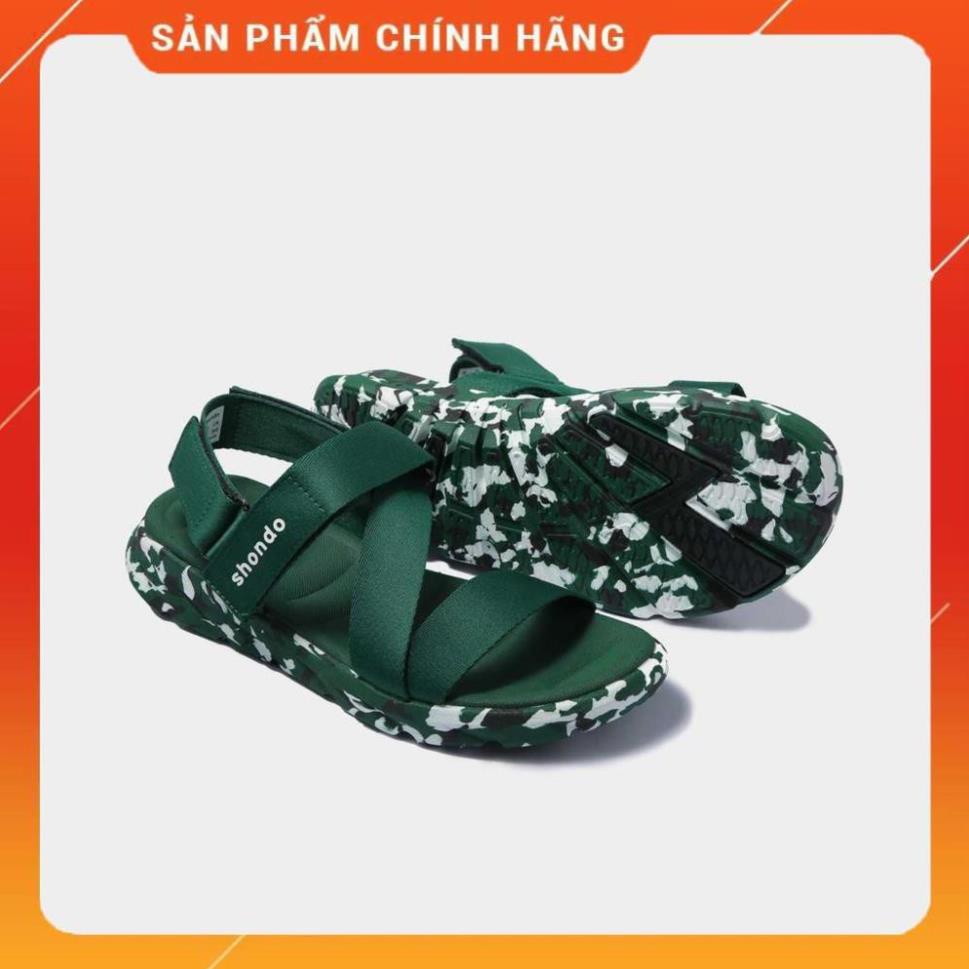 Giày Sandals SHAT SHONDO F6 Sport- F6S505 xanh rêu camo -vk1