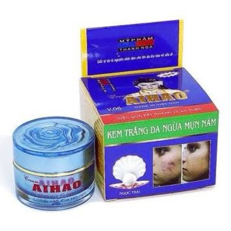Kem Aihao trắng da mặt 10g 4 mẫu