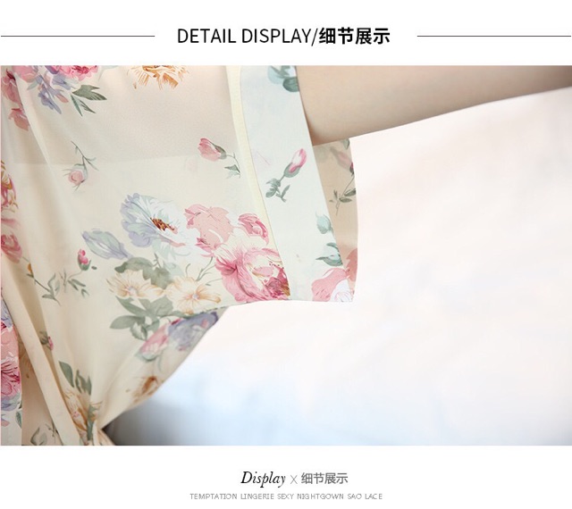 Áo choàng ngủ voan mỏng sexy | BigBuy360 - bigbuy360.vn