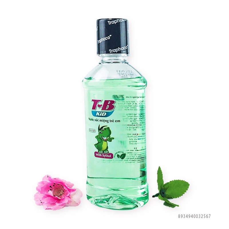 Nước súc miệng TB/ T-B Traphaco 500ml các loại: TB trắng, Fresh, Aroma người lớn và T B kid cho trẻ em