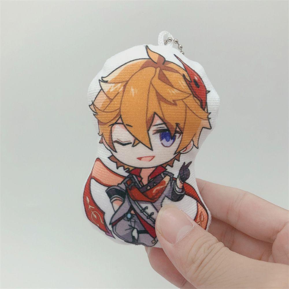 Harietta Móc Khóa Nhồi Bông Hình Anime Genshin Va Chạm Xiao Diluc Ragnvindr Dùng Làm Phụ Kiện Hóa Trang