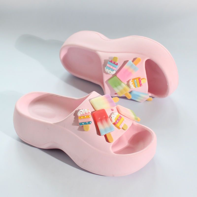 Dép bánh mì đế cao Dép Sandal Đế Dày Chống Trượt Thời Trang Mùa Hè Dành Cho Nữ