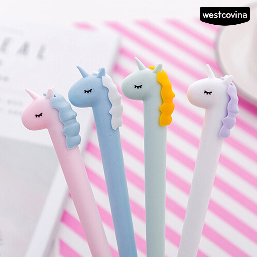 [Hot]✍Bút Mực Gel Ngòi 0.38mm Hình Kỳ Lân Hoạt Hình Dễ Thương