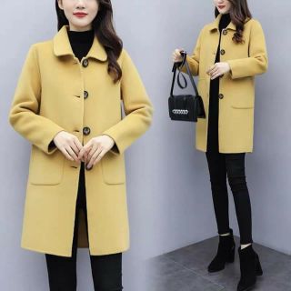 Áo dạ ép dáng xuông