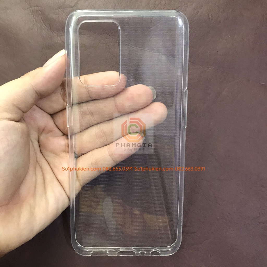 Ốp lưng Oppo A74 4G / A95 / F19 loại dẻo trong cao cấp, trong chống sốc bảo vệ cam bền đẹp