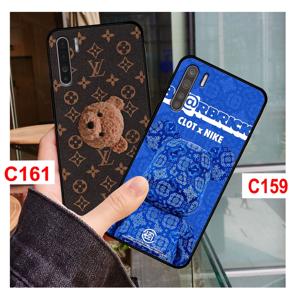 Ốp lưng Oppo A91 - Oppo Reno 3 in hình gấu bearbrick thời trang cao cấp . ốp oppo rẻ bền đẹp.