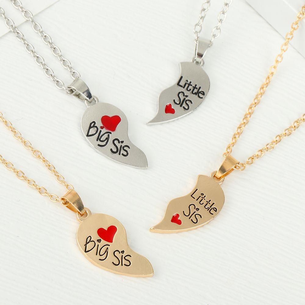 Bộ 2 Mặt Dây Chuyền Hình Trái Tim Thời Trang Thích Hợp Làm Quà Tặng Valentine