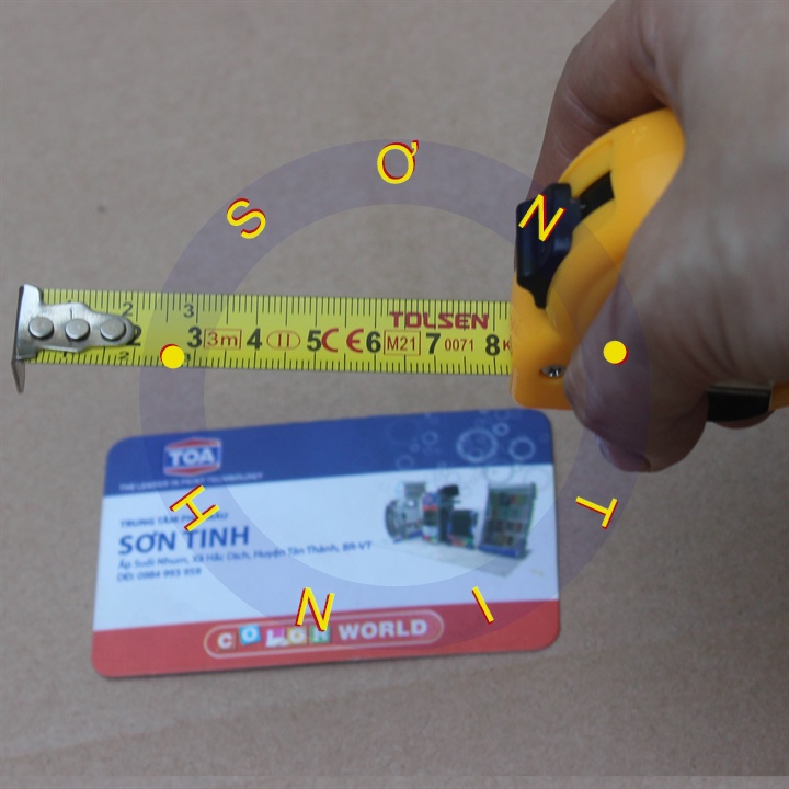 Thước cuộn, thước rút hệ mét 3m 5m 7.5m tolsen 35991 35992 35994