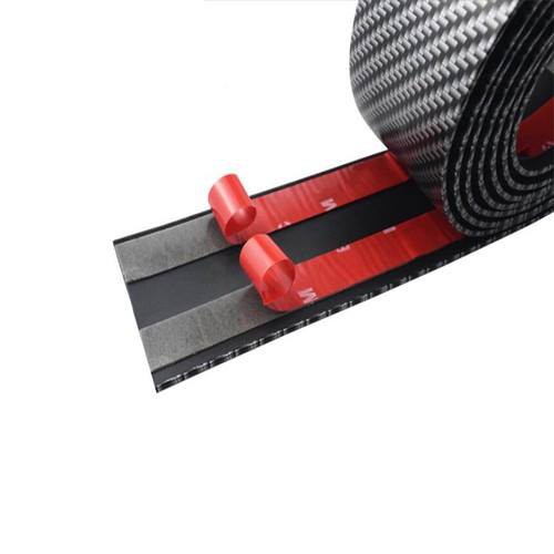 (cuộn 4M) Nẹp carbon chống xước bệ bước chân ô tô - miếng dán chống trầy xe ô tô