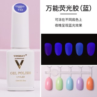 Sơn dạ quang vinimay 3 màu trang trí nail