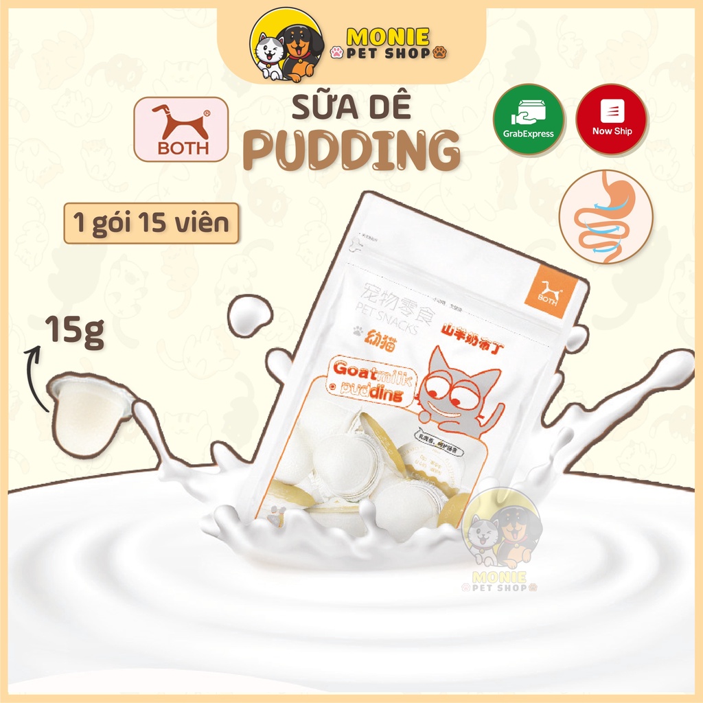 Pudding sữa dê cho mèo con tốt cho tiêu hóa