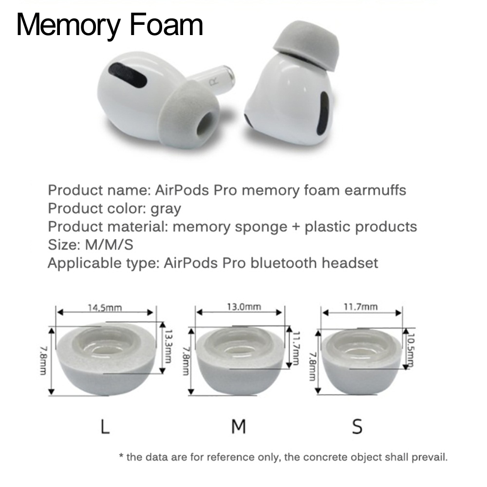 Nút Bịt Tai Giảm Tiếng Ồn Bằng Cao Su Non Mềm Size S / M / L | BigBuy360 - bigbuy360.vn